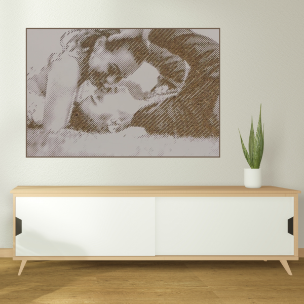 Quadro inciso in legno personalizzato